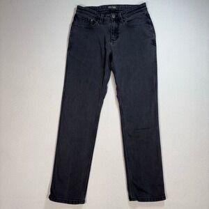 DU/ER L2X Jeans Men's 30x29 Faded Black Relaxed Taper‎ Stretch Denim MFLR2001